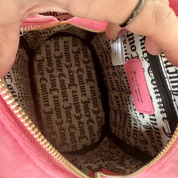 NWT Juicy Couture Velour Pink Lemonade Rainbow Backpack mini Y2K 90’s Vibe